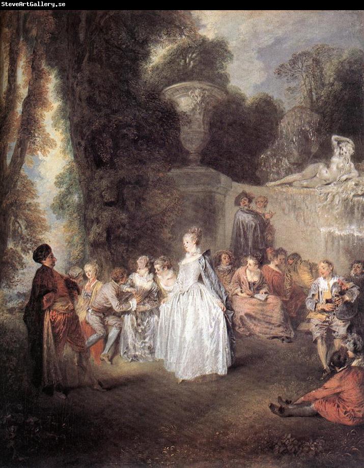 WATTEAU, Antoine Ftes Vnitiennes